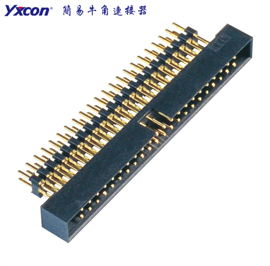 2.0 Box Header,  Heighten ,With IDC, 180°, PA6T