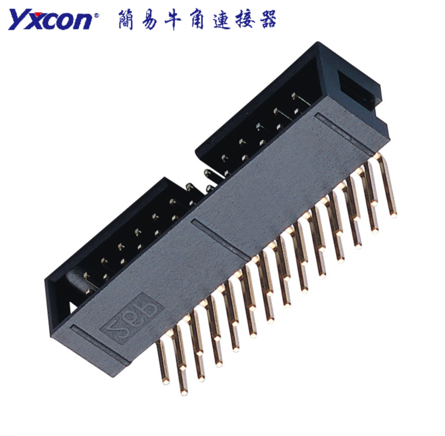 Pitch 2.54mm Box Header Connector, SMT, PA6T