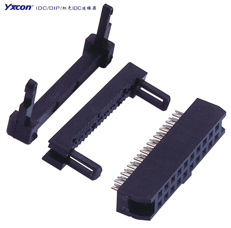2.54 IDC ,  three-piece type,  protruding point,  Elastic sheet terminal