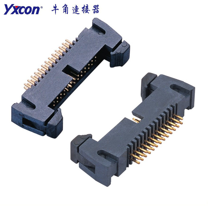 Pitch 1.27mm Ejector Header Connector  Straight  with PA6T