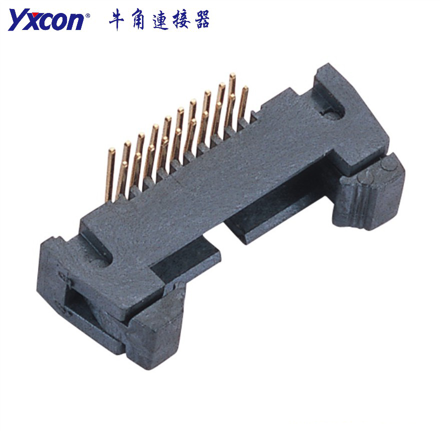 Pitch 1.27mm Ejector Header Connector  Right Angle
