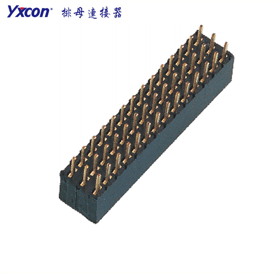 2.0排母 塑高6.35mm 三排 3X14P  180度  Y型 PA9T/专业化定制/LED显示屏连接器/音响连接器