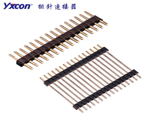 2.0 Pin Header,single row,    180°, High temperature resistance