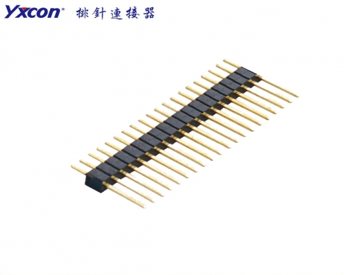 1.27 Pin Header , single row, 180°, High temperature resistance